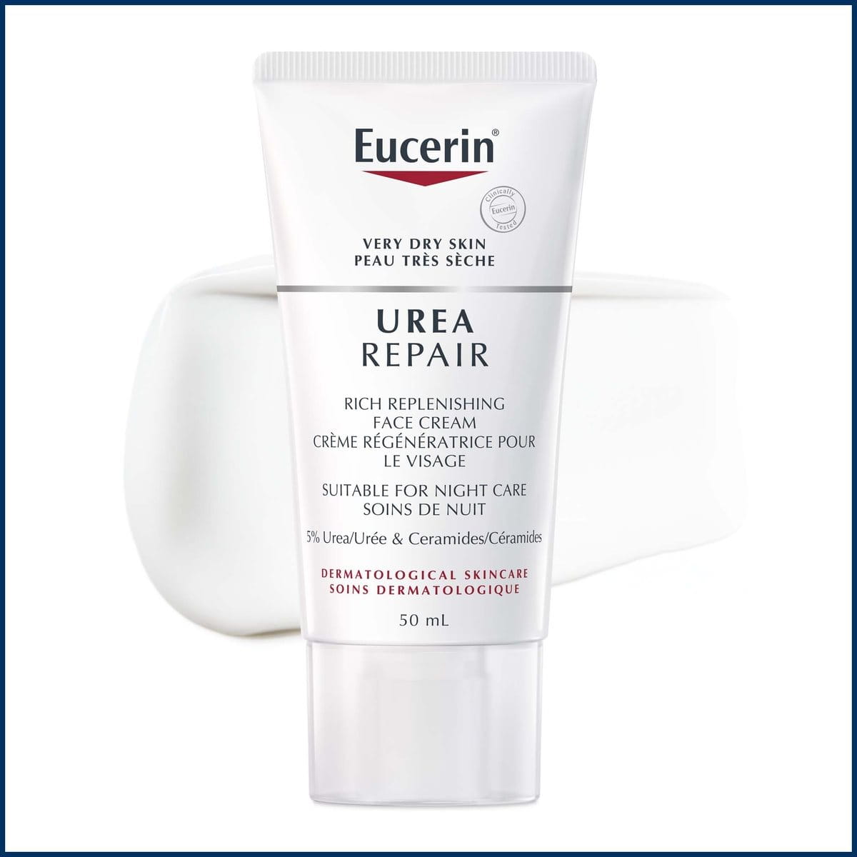 Eucerin Urea Replenishing Face Creme Night 5 Urea Dry Skin